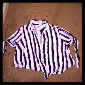 Forever 21 Striped crop top